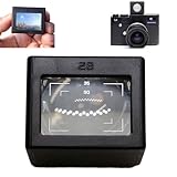 28 mm Taillenwaagen-Sucher – Retropia Optischer Taillen-Level-Sucher, mit 35/50 oder 40 Rahmenlinien, Schuhfußposition verstellbar für präzises Einrahmen (35/50)