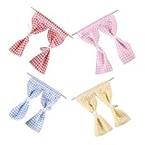 Yardwe 4 Stück Miniatur Vorhänge für Puppenhaus Teiliges Set aus Einfach zu Installierenden Gardinen für Küche Bad und Schlafzimmer Dekoration für Puppenhaus Enthusiasten