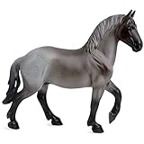 Breyer Horses Freedom Series Blue Roan Brabant | Pferdespielzeug | 24,8 x 17,8 cm | Maßstab 1:12 | Modell #1052