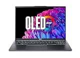 Acer Swift Go 16 OLED (SFG16-72-518S) Ultrabook/Laptop | 16" 3.2K OLED 120Hz Display | Intel Core Ultra 5 125U | 16 GB RAM | 512 GB SSD | Intel Grafik | Windows 11 | QWERTZ Tastatur | grau