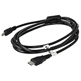 vhbw USB-C-Kabel Datenkabel kompatibel mit Olympus FE DMC-F*, DMC-GH*, DMC-FX*, DMC-FT*, DMC-G*, DMC-FZ*, DMC-FS*, DMC-FP* Kamera, Camcorder, 150 cm