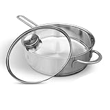 Zwilling TwinNova3 Schmorpfanne Induktion 24 cm mit Deckel 2 tlg, Saute-Pfanne Unbeschichtet, HOHER RAND, Spülmaschinenfest, FÜR ALLE HERDARTEN, Silber