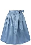 Stockerpoint Corinna Damen Midi Dirndlschürze, hellblau, 46-50