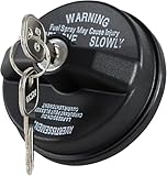 EVRBUL Abschließbarer Tankdeckel, Tankdeckel Schloss Set mit Schlüssel, Kompatibel mit Chrysler, Jeep Wrangler Cherokee Grand Liberty, Ram 1500, Dodge Charger Challenger Replace# 05278655AB 5278655AB