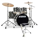 Sonor AQX Studio Set BMS Schlagzeug + keepdrum Zubehör