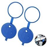 UKOFEW Waschflüssigkeitsbehälter Tankdeckel,2 Stück Scheibenwaschbehälter Reservoirkappe,Verschlussdeckel Wischwasserbehälter für Die Meisten Autos