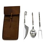 Vehi Mercatus Mittelalter Besteck aus Edelstahl