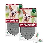 ADVANTIX Sparset: Elanco Spot on für Hunde bis 4kg, Schutz vor Zecken & Flöhen, wehrt Mücken & Stechfliegen vor dem Stich ab – Schutz für Urlaub & Alltag, Wirkung bis zu 4 Wochen, 2x4 Pipetten