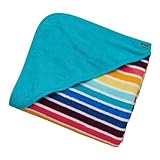 JAKO-O Kapuzenhandtuch Kinder 140 x140cm, bunt gestreift