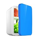 huihuijia KüHlschräNke 8L Tragbare Thermo-Elektrische KüHlbox Elektrische Absorber-KüHlbox FüR Auto Camping, LKW, Boot Und Steckdose Blue