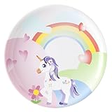Seltmann Weiden 001.741858 Compact Mein kleines Einhorn Speiseteller Rund, Porzellan, Bunt