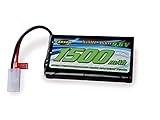 Carson 500608229-9,6V/1500mAh NiMH Power Akku TAM, wiederaufladbar, mit Tamiya Stecker, Akkupack für RC Auto, Ersatzzakku ferngesteuertes Fahrzeug, hochwertig, Modellbau, Mehrfarbig