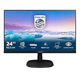 Philips 243V7QJABF - 24 Zoll FHD Monitor (1920x1080, 60 Hz, VGA, HDMI, DisplayPort) schwarz