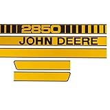 Aufklebersatz | passend zu John Deere 2850 | Aufkleber | Trecker | Motorhaube | Sticker | Logo | Design | Label | Emblem | passend zu John Deere | Traktor