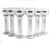 Original Linie Aquavit 2cl Gläser, 6 Stück