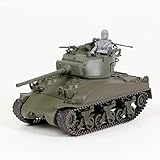 Forces of Valor 1:72 US Sherman M4A1(76) September 1944 - Standmodell, Modellbau, Diorama Modell, Militär Modellbau, Plastik Bausatz, Brown-Olive