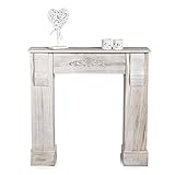 Kaminumrandung Antik Kaminverkleidung Holz Kaminkonsole Kaminumbau Dekokamin