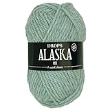 Frida's Wollhaus Drops 50 g Alaska Uni und Mix Häkeln Stricken Filzen Schurwolle 30 Farben (Mix 62 | Nebel)