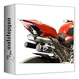 termingoni auspuff wsbk replica full titan schwarz racing kompatibel mit ducati panigale v4 2018 2019 2020 2021 2022 2023 mototopgun