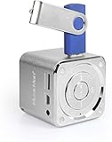 MusicMan Mini Soundstation (MP3 Player, Stereo Lautsprecher, Line In Funktion, SD/microSD Kartenslot) silber, TXX3528