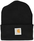 Carhartt Herren Acrylic Watch Hat Mütze, One Size, Black