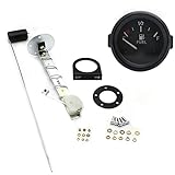 CENPEK Tankanzeige 2 Zoll 52mm Universal Auto Tankanzeige Meter mit LED Digital Fuel Sensor E-1/2-F Range Pointer 12V für SUV Boot