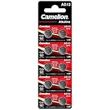Batterie Knopfzelle LR44 Camelion Plus, 10 Stück (1er Pack)