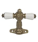 Fenstergriff Gründerzeit Jugendstil Messing antik #19-AW