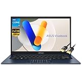 ASUS Vivobook 14" FHD Laptop, Intel Core i5-1334U, 16GB RAM 512GB SSD, NumberPad, Long Battery Life, Private Webcam, PDG HDMI Cable, US Version KB, Windows 11 Pro, Quiet Blue