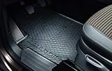 Volkswagen Original Gummi Fußmatten Set VW Amarok 4-teilig vorn+hinten schwarz Doppelkabine 2H1061500A 82V