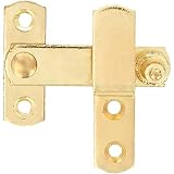 Amig - Türklopfer aus legiertem Stahl | Fensterladengriff mit Messing-Finish | Ideal für Innen- und Außenbereiche | Einfache Montage, Messing Matt, Legierter Stahl