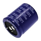 Snap-In Elko Kondensator 220µF 500V 105°C ; HU32H221MCAS5 ; 220uF