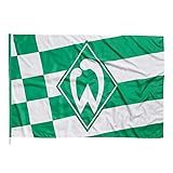 Werder Bremen Raute Schwenkfahne (one size, grün/weiß)
