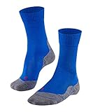 FALKE Herren TK5 Wander Wandersocken Wolle Schwarz Grau viele weitere Farben Ultra dünne verstärkte Trekkingsocken Thermosocken ohne Muster mit leicher Polsterung dünn lang zum Wandern 1 Paar