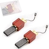 RUNCCI-YUN 2 Stück Motorkohlen Kohlen Kohlebürsten Wasch-Trocknern Kohlebürsten für Miele Waschmaschine Serie W700 / W800 / W900 / METEOR 2061 / W961 / MONDIA 1261 / PRIMAVERA und andere Modelle