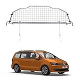 Travall Hundegitter für Volkswagen Sharan und SEAT Alhambra (2010-Jetzt) TDG1310 -Fahrzeugspezifischer Kofferraumschutz,Gepäckbarriere,Ladungsteiler, robuster, pulverbeschichteter Stahl