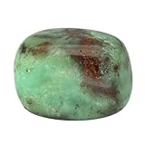 Lebensquelle Plus Außergewöhnlicher Trommelstein | Trommelsteine poliert | Edelstein Handschmeichler Taschenstein (Chrysopras, M)