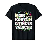 Karneval Kostüm Wäsche Fasching Shirt lustiger Kostümersatz T-Shirt