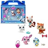 Littlest Pet Shop - Sammler-Set Winterberg-Thema 5 Tiere und Zubehör - Offizielle Lizenz Pet Shop - Spielzeugset mit niedlichen Mini-Tierfiguren - Spielzeug für Kinder ab 4 Jahren - BF00573