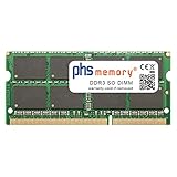 PHS-memory 4GB RAM Speicher kompatibel mit Sony VAIO PCG-81212M DDR3 SO DIMM 1066MHz PC3-8500S