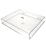 Reloop RP-1000/2000/4000 Abdeckhaube – Klappbarer Acryl Plattenspieler Staub- und Schmutzschutz, passgenau für Reloop RP-1000/2000/4000 Modelle, (transparent), 44.2 x 34.8 x 6.86 cm