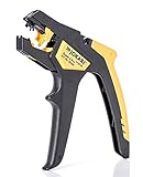 Jokari Abisolierzange Super 4 Pro (für Leiterquerschnitte von 0,2-6mm², Längenanschlag verstellbar 5-15 mm, Griff ergonomisch, Klingen auswechselbar) 460300