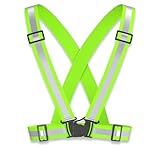 Sufune Reflektierende Sicherheitsweste, Reflektierende Warnweste Einstellbar, Reflektoren Sicherheits für Fahrrad, Joggen, Laufen, Wandern