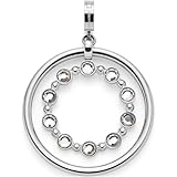 JEWELS BY LEONARDO Anhänger Clip & Mix Bobby • Ketten-Anhänger aus silberfarbenem Edelstahl • beweglicher Innenring • Schmuck Geschenk für Frauen • 024945