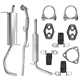 Polmo Schaldampferset Auspuff für Seat Ibiza 3 III 6L Fabia 1 I VW Polo 4 IV 9N 1.2