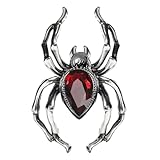 CREATIV DISCOUNT Ring Spinne mit Rubin