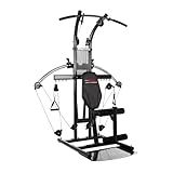 HAMMER Finnlo Kraftstation Bio Force, TNT-Widerstandstechnologie, 110 kg Zuggewicht, über 100 Übungen - Fitnessgeräte für Zuhause Home Gym Sport Gerät