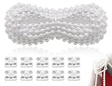 KAPSING Rollokette Ersatzkette, Blindkette Ersatzkette, 4 Meter Kette mit 10 Stück Kettenverbinder für Rollo, Clips für Rollenketten