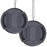 Objektivdeckel zum Aufstecken, 39 mm, für Leica Summicron-M 35 mm f/2 ASPH, Elmarit-M 28 mm f/2.8 ASPH, Fire Rock 39 mm Center-Pinched Objektiv für Fujinon 60 mm XF f/2.4 R Macro - 2 Stück