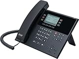 Auerswald 90277 COMfortel D-110 Schnurgebundenes Telefon, VoIP Freisprechen, Headsetanschluss, Optische An, Schwarz